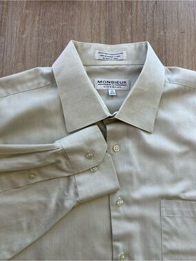 Vintage Monsieur by Givenchy Men’s Buttondown Shirt - Size 17 / Large